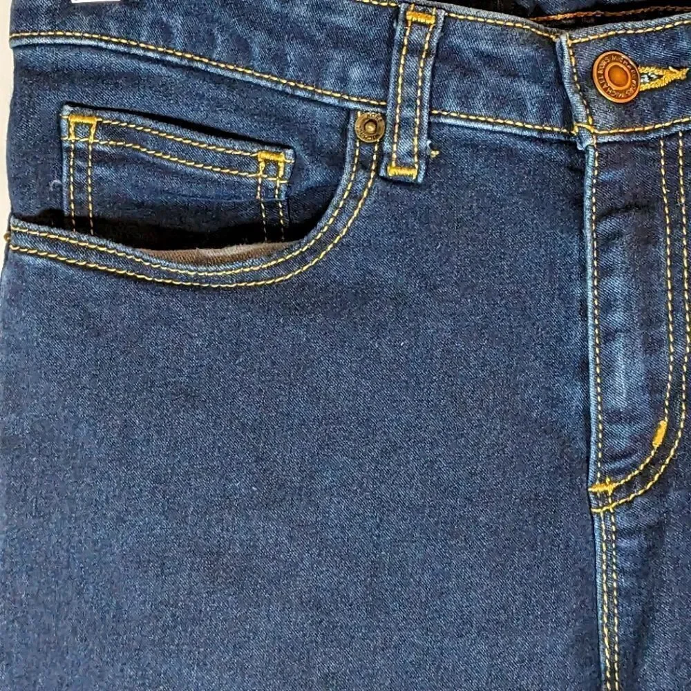 Michael Kors Izzy Skinny Dark Wash Denim Mid Rise Jeans Size 6